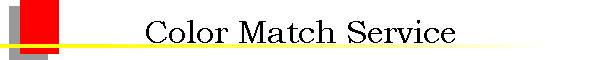 Color Match Service